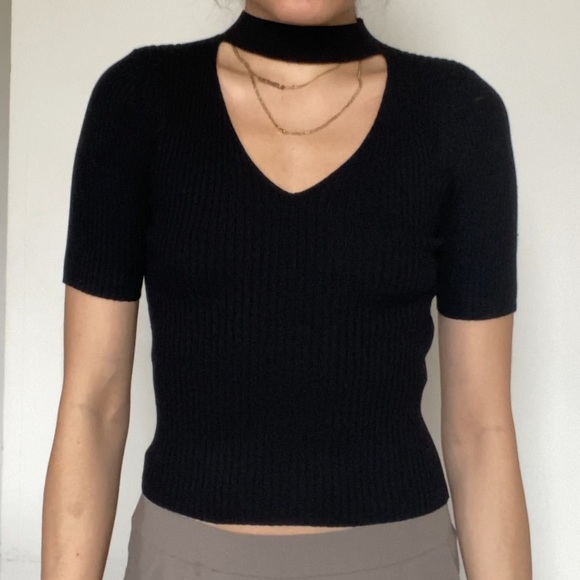 Knit short sleeve top - Picture 2 of 6